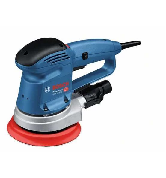Bosch Exzenterschleifer GEX 34-150, 1 X Schleifblatt C470, Zubehör, Im Karton 4 Bosch Exzenterschleifer GEX 34-150, 1 X Schleifblatt C470, Zubehör, Im Karton – Bild 2