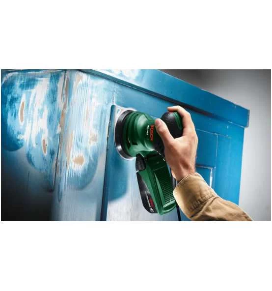 Bosch Exzenterschleifer PEX 220 A + Schleifblatt + Gummischleifteller 4 Bosch Exzenterschleifer PEX 220 A + Schleifblatt + Gummischleifteller – Bild 2