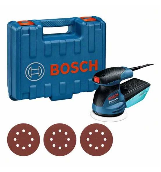 Bosch Exzenterschleifer GEX 125-1 AE, Mit 3 X Schleifblatt C470, In Handwerkerkoffer 3 Bosch Exzenterschleifer GEX 125-1 AE, Mit 3 X Schleifblatt C470, In Handwerkerkoffer