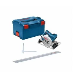 Bosch Handkreissäge GKS 55+ GCE + FSN 1400, L-BOXX