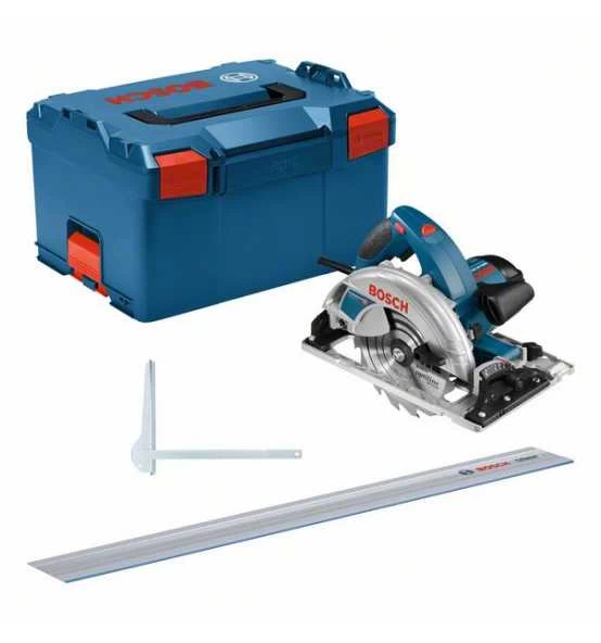 Bosch Handkreissäge GKS 65 GCE + FSN 1400, Kreissägeblatt, L-BOXX 4 Bosch Handkreissäge GKS 65 GCE + FSN 1400, Kreissägeblatt, L-BOXX – Bild 2