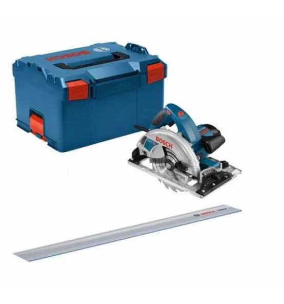 Bosch Handkreissäge GKS 65 GCE + FSN 1400, Kreissägeblatt, L-BOXX 3 Bosch Handkreissäge GKS 65 GCE + FSN 1400, Kreissägeblatt, L-BOXX