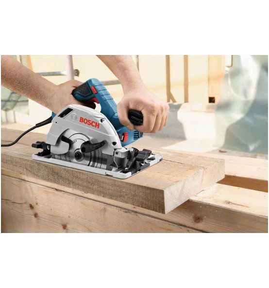 Bosch Handkreissäge GKS 55+ GCE + FSN 1400, L-BOXX 7 Bosch Handkreissäge GKS 55+ GCE + FSN 1400, L-BOXX – Bild 5