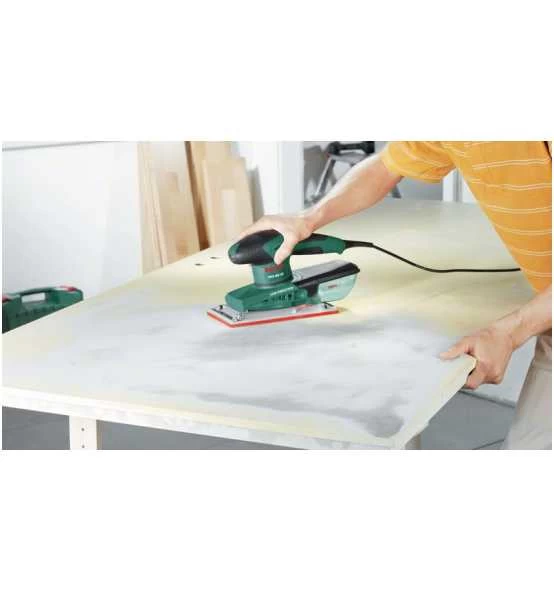 Bosch Schwingschleifer Schleifmaschine PSS 300 AE Mit Kunststoffkoffer 4 Bosch Schwingschleifer Schleifmaschine PSS 300 AE Mit Kunststoffkoffer – Bild 2