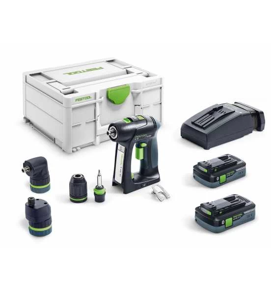 Festool Akku-Bohrschrauber C 18 HPC 4,0 I-Set, Akku-Pack, Ladegerät, Zubehör, Systainer 3 Festool Akku-Bohrschrauber C 18 HPC 4,0 I-Set, Akku-Pack, Ladegerät, Zubehör, Systainer