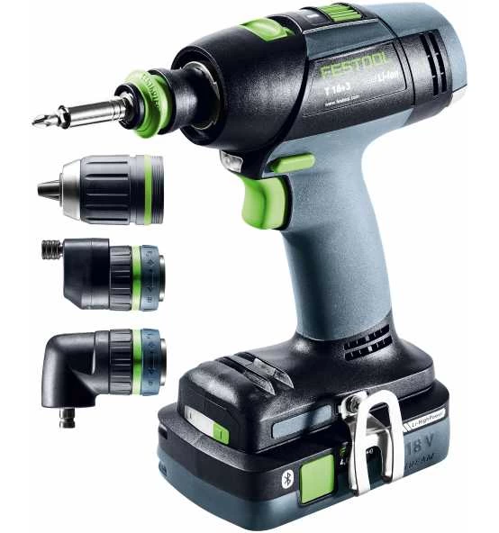 Festool Akku-Bohrschrauber T 18+3 HPC 4,0 I-Set, Akku-Pack, Ladegerät, Zubehör, Systainer 4 Festool Akku-Bohrschrauber T 18+3 HPC 4,0 I-Set, Akku-Pack, Ladegerät, Zubehör, Systainer – Bild 2