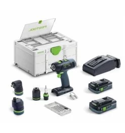 Festool Akku-Bohrschrauber T 18+3 HPC 4,0 I-Set, Art.Nr. 577609