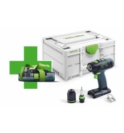 Festool Akku-Bohrschrauber T 18+3-Basic-4,0 Inkl. 1x 18V 4,0 Ah Akku
