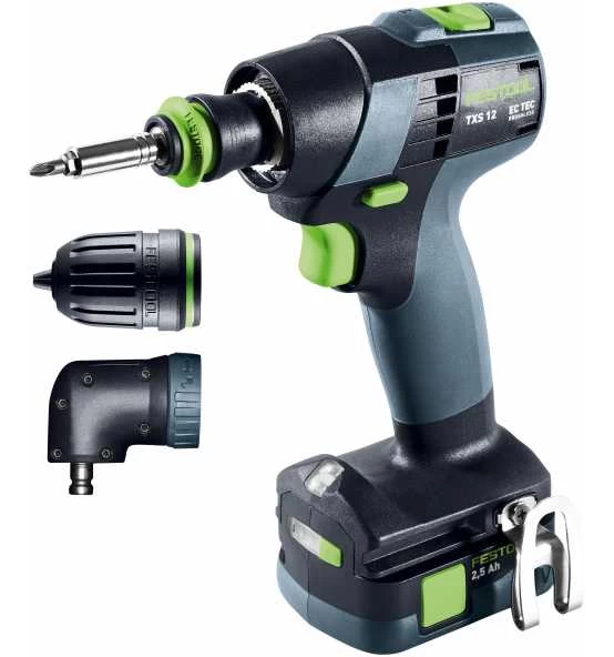 Festool Akku-Bohrschrauber TXS 12 2,5-Set Inkl. 2x 12V 2,5 Ah Akku 4 Festool Akku-Bohrschrauber TXS 12 2,5-Set Inkl. 2x 12V 2,5 Ah Akku – Bild 2