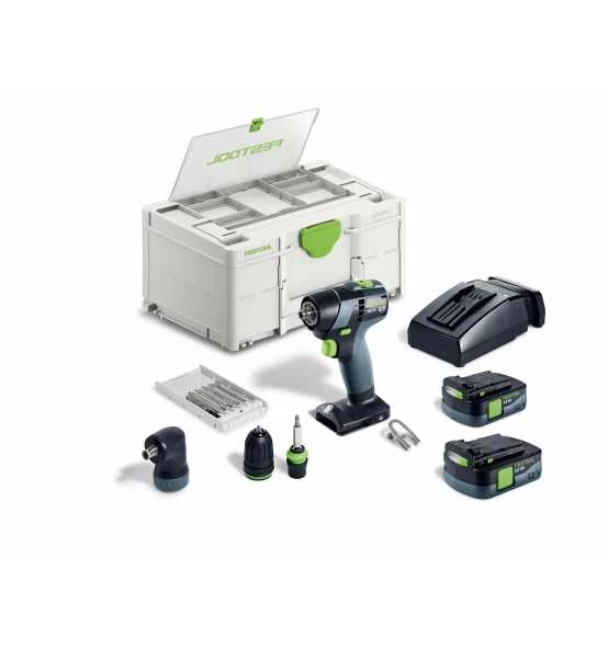 Festool Akku-Bohrschrauber TXS 12 2,5-Set Inkl. 2x 12V 2,5 Ah Akku 3 Festool Akku-Bohrschrauber TXS 12 2,5-Set Inkl. 2x 12V 2,5 Ah Akku