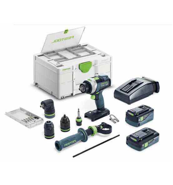 Festool Akku-Schlagbohrschrauber TPC 18/4 5,0/4,0 I-Set/XL QUADRIVE 3 Festool Akku-Schlagbohrschrauber TPC 18/4 5,0/4,0 I-Set/XL QUADRIVE
