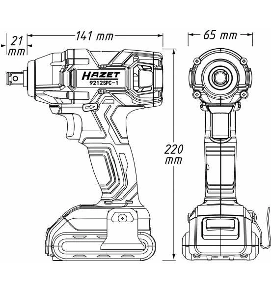 Hazet Akku-Schlagschrauber Satz, 18 V, Lösemoment Maximal: 260 Nm, Vierkant Massiv 12,5 Mm (1/2"), Anzahl Werkzeuge: 3 14 Hazet Akku-Schlagschrauber Satz, 18 V, Lösemoment Maximal: 260 Nm, Vierkant Massiv 12,5 Mm (1/2"), Anzahl Werkzeuge: 3 – Bild 12