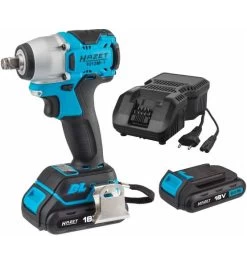 Hazet Mini Akku-Schlagschrauber Satz, 18 V, Lösemoment Maximal: 270 Nm, Vierkant Massiv 12,5 Mm (1/2"), Anzahl Werkzeuge: 4