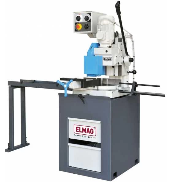 ELMAG Metall-Kreissägemaschine VM 350-L, 18/36 Upm, Inkl. Späneräumer, Zahnteilung T 6 3 ELMAG Metall-Kreissägemaschine VM 350-L, 18/36 Upm, Inkl. Späneräumer, Zahnteilung T 6