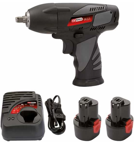 KS Tools 3/8'' Akku-Schlag-Schrauber, 117 Nm, 1.870 U/min, Mit 2 Akkus Und 1 Ladegerät 3 KS Tools 3/8'' Akku-Schlag-Schrauber, 117 Nm, 1.870 U/min, Mit 2 Akkus Und 1 Ladegerät