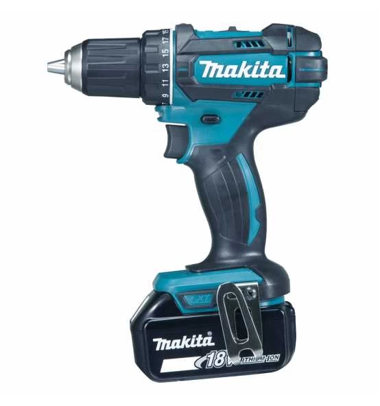 Makita Akku-Bohrschrauber 18V, 62 Nm, 0-1.900 Min, Akku, Ladegerät, Zubehör, MAKPAC 4 Makita Akku-Bohrschrauber 18V, 62 Nm, 0-1.900 Min, Akku, Ladegerät, Zubehör, MAKPAC – Bild 2