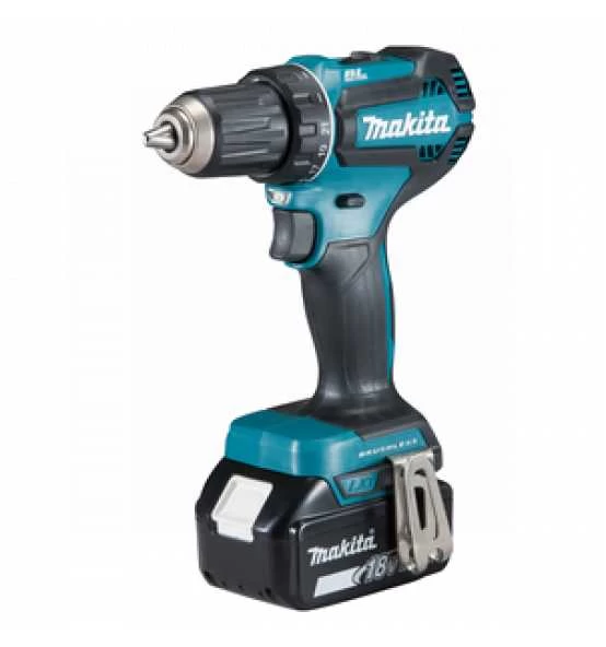 Makita Akku-Bohrschrauber, 18V, 50 Nm, 0-1.900 U/min., Inkl. 2 Akkux BL1830B + Schnellladeger. 3 Makita Akku-Bohrschrauber, 18V, 50 Nm, 0-1.900 U/min., Inkl. 2 Akkux BL1830B + Schnellladeger.