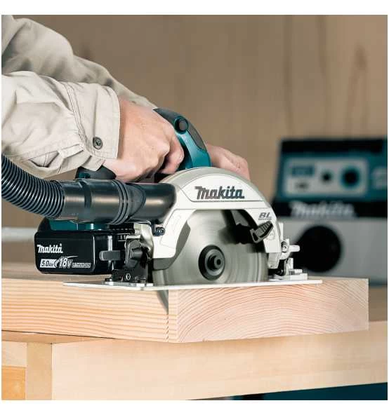 Makita Akku-Handkreissäge 18V, 57 Mm, Akku, Ladegerät, Zubehör, MAKPAC, AWS 10 Makita Akku-Handkreissäge 18V, 57 Mm, Akku, Ladegerät, Zubehör, MAKPAC, AWS – Bild 8