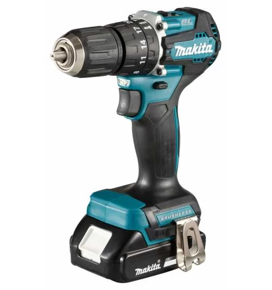 Makita Akku-Schlagbohrschrauber 18V, 40 Nm, 0-1.700 U/min, Akku, Ladegerät, Zubehör, MAKPAC 3 Makita Akku-Schlagbohrschrauber 18V, 40 Nm, 0-1.700 U/min, Akku, Ladegerät, Zubehör, MAKPAC