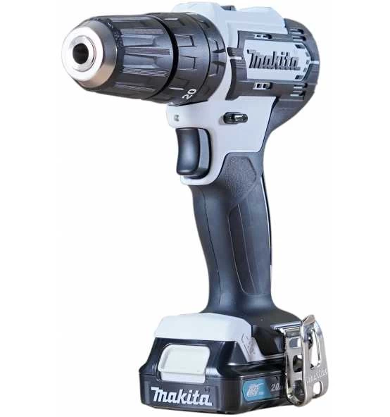 Makita Akku-Schlagbohrschrauber Weiß, 12V Max., 30 Nm, 0-1.700 Min, Akku, Ladegerät, Transportkoffer 3 Makita Akku-Schlagbohrschrauber Weiß, 12V Max., 30 Nm, 0-1.700 Min, Akku, Ladegerät, Transportkoffer
