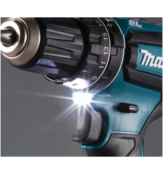 Makita Akku-Schlagbohrschrauber 18V, 50 Nm, 0-1.900 U/min, Inkl. Zubehör (ohne Akku, Ohne Ladegerät) 4 Makita Akku-Schlagbohrschrauber 18V, 50 Nm, 0-1.900 U/min, Inkl. Zubehör (ohne Akku, Ohne Ladegerät) – Bild 2