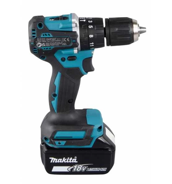 Makita Akku-Schlagbohrschrauber 18V, 40 Nm, 0-1.700 U/min, Akku, Ladegerät, Zubehör, MAKPAC 9 Makita Akku-Schlagbohrschrauber 18V, 40 Nm, 0-1.700 U/min, Akku, Ladegerät, Zubehör, MAKPAC – Bild 7