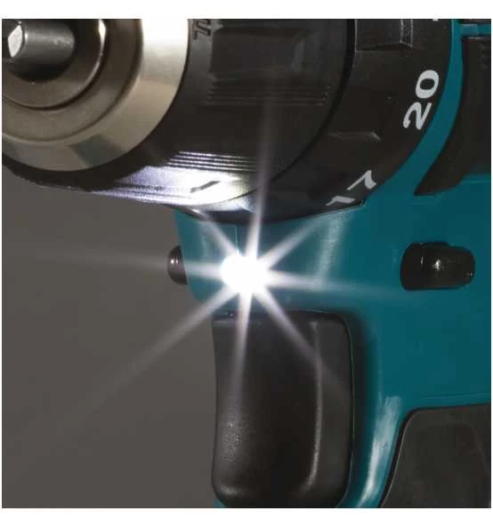 Makita Akku-Schlagbohrschrauber Weiß, 12V Max., 30 Nm, 0-1.700 Min, Akku, Ladegerät, Transportkoffer 5 Makita Akku-Schlagbohrschrauber Weiß, 12V Max., 30 Nm, 0-1.700 Min, Akku, Ladegerät, Transportkoffer – Bild 3