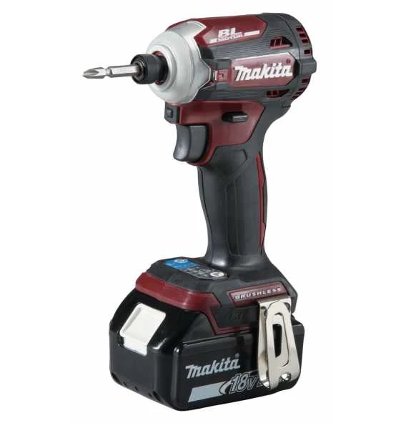 Makita Akku-Schlagschrauber 18V, 1/4", 180 Nm, 0-3.600 Min, Akku, Ladegerät, Zubehör, MAKPAC 3 Makita Akku-Schlagschrauber 18V, 1/4", 180 Nm, 0-3.600 Min, Akku, Ladegerät, Zubehör, MAKPAC