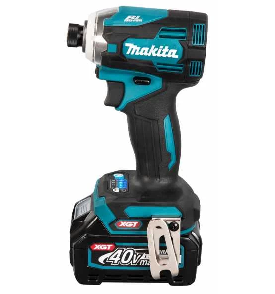 Makita Akku-Schlagschrauber XGT, 40V Max., 1/4", 220 Nm, 0 - 3.700 Min, Akku, Ladegerät, Zubehör, MAKPAC Gr. 2 3 Makita Akku-Schlagschrauber XGT, 40V Max., 1/4", 220 Nm, 0 - 3.700 Min, Akku, Ladegerät, Zubehör, MAKPAC Gr. 2