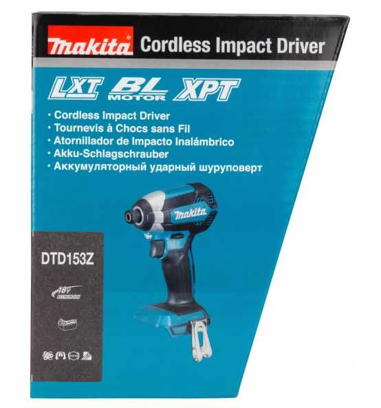 Makita Akku-Schlagschrauber 18V, 1/4", 170 Nm, 0-3.400 Min (ohne Akku, Ohne Ladegerät) 4 Makita Akku-Schlagschrauber 18V, 1/4", 170 Nm, 0-3.400 Min (ohne Akku, Ohne Ladegerät) – Bild 2