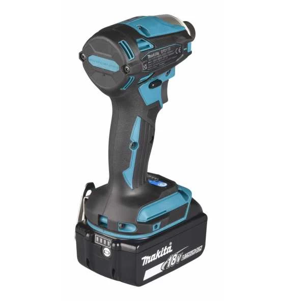 Makita Akku-Schlagschrauber 18V, 1/4", 180 Nm, 0-3.600 Min, Akku, Schnellladegerät, MAKPAC, Inkl. Zubehör 6 Makita Akku-Schlagschrauber 18V, 1/4", 180 Nm, 0-3.600 Min, Akku, Schnellladegerät, MAKPAC, Inkl. Zubehör – Bild 4