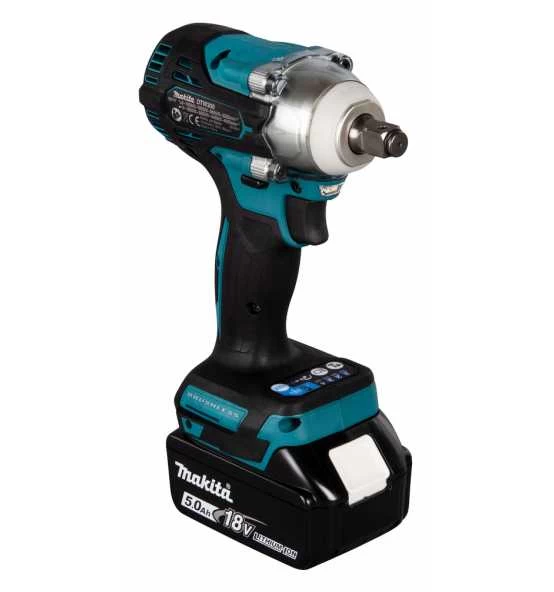 Makita Akku-Schlagschrauber 18V, 1/2", 330 Nm, 0 - 3.200 Min, Akku, Ladegerät, Zubehör, MAKPAC 9 Makita Akku-Schlagschrauber 18V, 1/2", 330 Nm, 0 - 3.200 Min, Akku, Ladegerät, Zubehör, MAKPAC – Bild 7