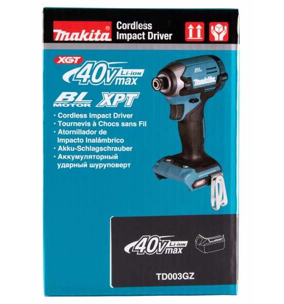 Makita Akku-Schlagschrauber, XGT, 40V Max., 1/4", 210 Nm, 0-3.700 U/min. 15 Makita Akku-Schlagschrauber, XGT, 40V Max., 1/4", 210 Nm, 0-3.700 U/min. – Bild 13