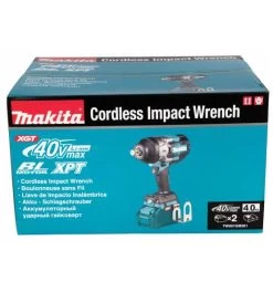 Makita Akku-Schlagschrauber XGT, 40V Max., 3/4", 1.800 Nm, 0-1.800 Min, Akku, Ladegerät, Zubehör, MACPAC Gr. 3 27 Makita Akku-Schlagschrauber XGT, 40V Max., 3/4", 1.800 Nm, 0-1.800 Min, Akku, Ladegerät, Zubehör, MACPAC Gr. 3 -Fachgeschäft für Elektrowerkzeuge maktia akku schlagschrauber 1470164 czm