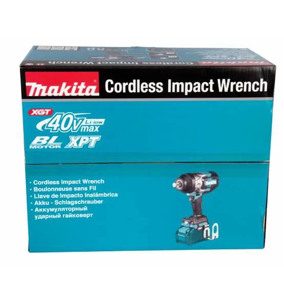 Makita Akku-Schlagschrauber XGT, 40V Max., 3/4", 1.800 Nm, 0-1.800 Min, Akku, Ladegerät, Zubehör, MACPAC Gr. 3 16 Makita Akku-Schlagschrauber XGT, 40V Max., 3/4", 1.800 Nm, 0-1.800 Min, Akku, Ladegerät, Zubehör, MACPAC Gr. 3 – Bild 14