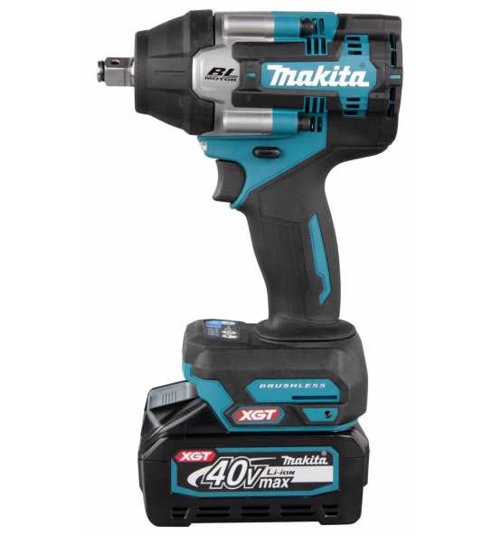 Makita Akku-Schlagschrauber XGT, 40V Max., 1/2", 760 Nm, 0-2.300 Min, Akku, Ladegerät, Zubehör, MAKPAC 17 Makita Akku-Schlagschrauber XGT, 40V Max., 1/2", 760 Nm, 0-2.300 Min, Akku, Ladegerät, Zubehör, MAKPAC – Bild 15