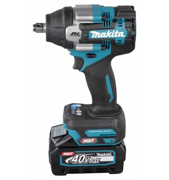 Makita Akku-Schlagschrauber XGT, 40V Max., 1/2", 760 Nm, 0-2.300 Min, Akku, Ladegerät, Zubehör, MAKPAC 4 Makita Akku-Schlagschrauber XGT, 40V Max., 1/2", 760 Nm, 0-2.300 Min, Akku, Ladegerät, Zubehör, MAKPAC – Bild 2