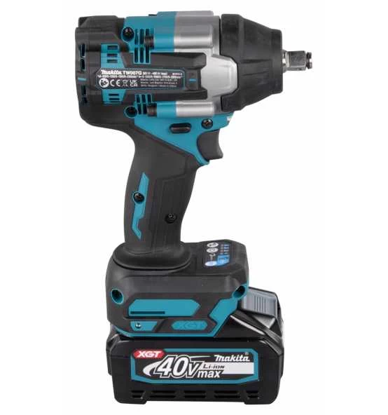 Makita Akku-Schlagschrauber XGT, 40V Max., 1/2", 760 Nm, 0-2.300 Min, Akku, Ladegerät, Zubehör, MAKPAC 12 Makita Akku-Schlagschrauber XGT, 40V Max., 1/2", 760 Nm, 0-2.300 Min, Akku, Ladegerät, Zubehör, MAKPAC – Bild 10