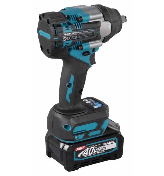 Makita Akku-Schlagschrauber XGT, 40V Max., 1/2", 760 Nm, 0-2.300 Min, Akku, Ladegerät, Zubehör, MAKPAC 10 Makita Akku-Schlagschrauber XGT, 40V Max., 1/2", 760 Nm, 0-2.300 Min, Akku, Ladegerät, Zubehör, MAKPAC – Bild 8