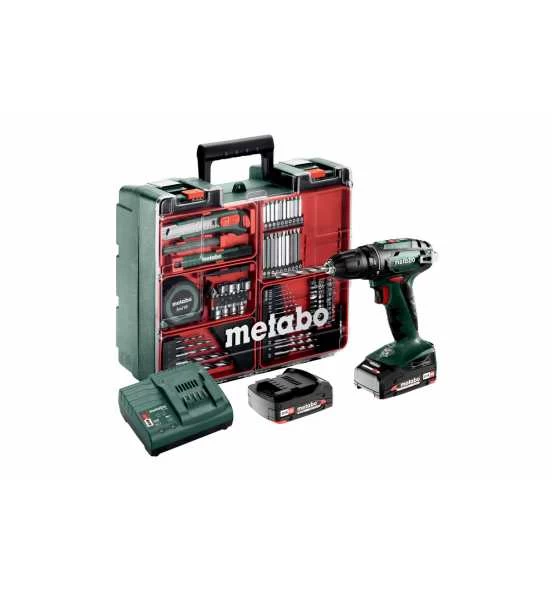 Metabo Akku-Bohrschrauber BS 18 Mobile Werkstatt, Mobile Werkstatt, Kunststoffkoffer, 18V 2x2Ah Li-Power + SC 30 3 Metabo Akku-Bohrschrauber BS 18 Mobile Werkstatt, Mobile Werkstatt, Kunststoffkoffer, 18V 2x2Ah Li-Power + SC 30