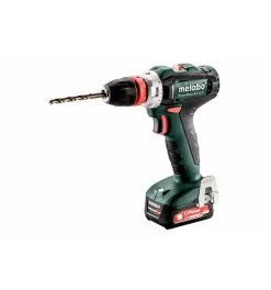 Metabo Akku-Bohrschrauber PowerMaxx BS 12 Q, MetaBOX 118, 12V 2x2Ah Li-Power + SC 30