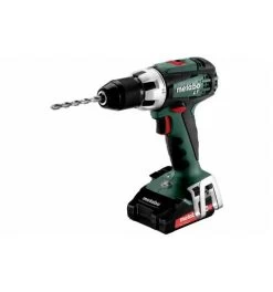 Metabo Akku-Bohrschrauber BS 18 LT Compact, MetaBOX 145, 18V 2x2Ah Li-Power + ASC 55