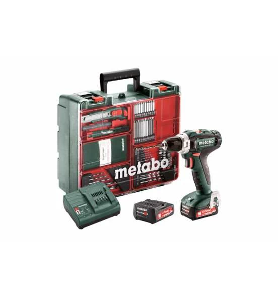 Metabo Akku-Bohrschrauber PowerMaxx BS 12 Mobile Werkstatt, Mobile Werkstatt, Kunststoffkoffer, 12V 2x2Ah Li-Power + SC 30 3 Metabo Akku-Bohrschrauber PowerMaxx BS 12 Mobile Werkstatt, Mobile Werkstatt, Kunststoffkoffer, 12V 2x2Ah Li-Power + SC 30