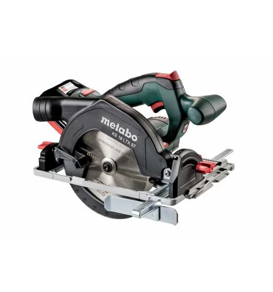 Metabo Akku-Handkreissäge KS 18 LTX 57, MetaBOX 340, 18V 2x8Ah LiHD + ASC 145 3 Metabo Akku-Handkreissäge KS 18 LTX 57, MetaBOX 340, 18V 2x8Ah LiHD + ASC 145