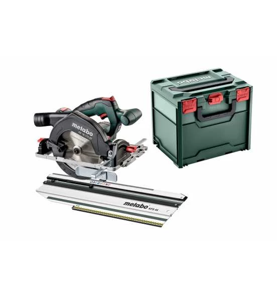 Metabo Akku-Handkreissäge KS 18 LTX 57 Set, Mit Kappschiene KFS 44, MetaBOX 340 3 Metabo Akku-Handkreissäge KS 18 LTX 57 Set, Mit Kappschiene KFS 44, MetaBOX 340
