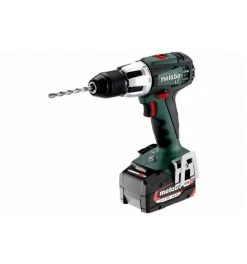 Metabo Akku-Schlagbohrschrauber SB 18 LT, MetaBOX 145, 18V 2x4Ah Li-Power + ASC 55