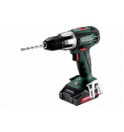 Metabo Akku-Schlagbohrschrauber SB 18 LT Compact, MetaBOX 145, 18V 2x2Ah Li-Power + ASC 55